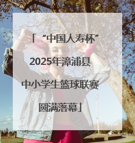 “中国人寿杯”2025年漳浦县中小学生篮球联赛圆满落幕