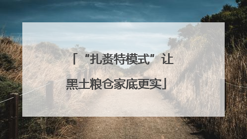 “扎赉特模式”让黑土粮仓家底更实