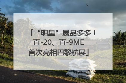 “明星”展品多多！直-20、直-9ME首次亮相巴黎航展
