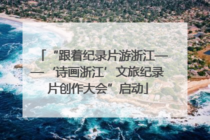 “跟着纪录片游浙江——‘诗画浙江’文旅纪录片创作大会”启动