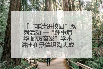 “非遗进校园”系列活动 一“踵事增华 踔厉奋发”学术讲座在景德镇陶大成功举办（图）