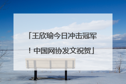 王欣瑜今日冲击冠军！中国网协发文祝贺