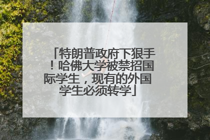 特朗普政府下狠手！哈佛大学被禁招国际学生，现有的外国学生必须转学