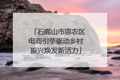 石嘴山市惠农区电商引擎驱动乡村振兴焕发新活力