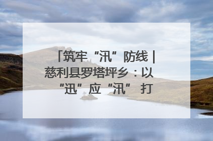 筑牢“汛”防线｜慈利县罗塔坪乡：以“迅”应“汛” 打赢暴雨防御战