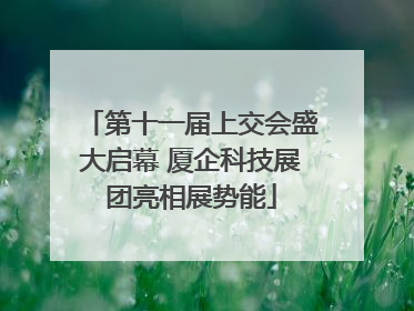 第十一届上交会盛大启幕 厦企科技展团亮相展势能
