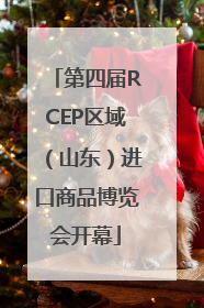 第四届RCEP区域（山东）进口商品博览会开幕