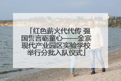 红色薪火代代传 强国誓言砺童心——金寨现代产业园区实验学校举行分批入队仪式