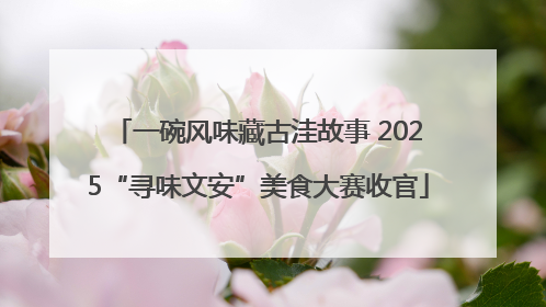 一碗风味藏古洼故事 2025“寻味文安”美食大赛收官