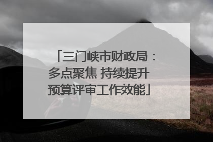 三门峡市财政局：多点聚焦 持续提升预算评审工作效能