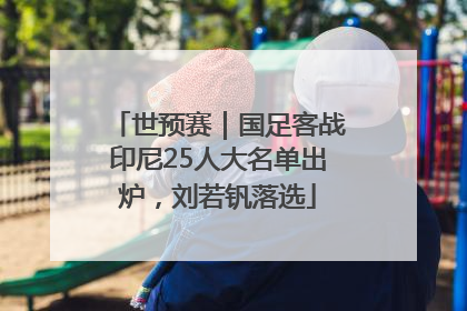 世预赛｜国足客战印尼25人大名单出炉，刘若钒落选