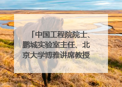 中国工程院院士、鹏城实验室主任、北京大学博雅讲席教授高文：“以人为本 智能向善” 推动文化与科技相生相促｜聚焦2025文化强国建设高峰论坛