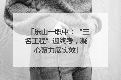 乐山一职中：“三名工程”迎终考，凝心聚力展实效