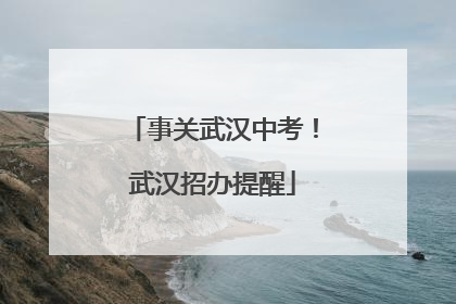 事关武汉中考！武汉招办提醒
