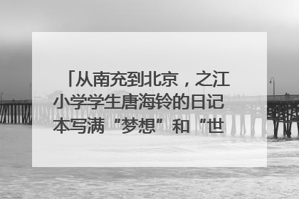从南充到北京，之江小学学生唐海铃的日记本写满“梦想”和“世界”｜您牵挂的四川