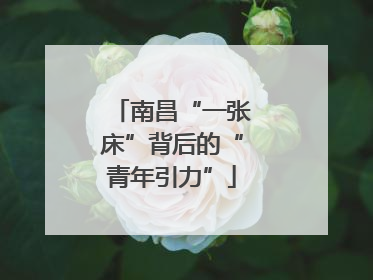 南昌“一张床”背后的“青年引力”