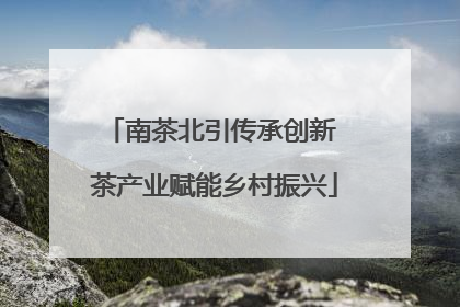 南茶北引传承创新 茶产业赋能乡村振兴