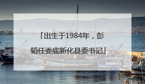 出生于1984年，彭韬任娄底新化县委书记