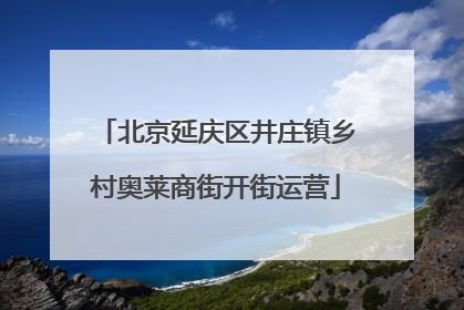 北京延庆区井庄镇乡村奥莱商街开街运营