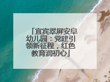 宜宾翠屏安阜幼儿园：党建引领新征程，红色教育润初心