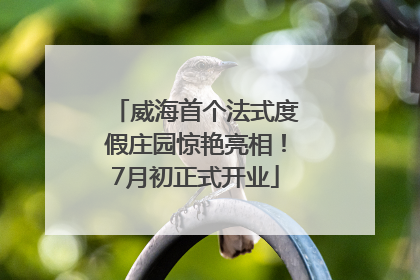 威海首个法式度假庄园惊艳亮相！7月初正式开业