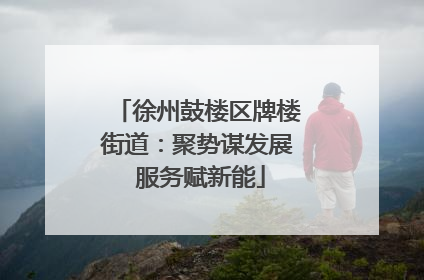 徐州鼓楼区牌楼街道：聚势谋发展 服务赋新能