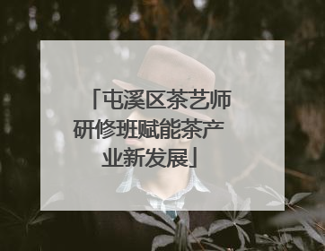 屯溪区茶艺师研修班赋能茶产业新发展