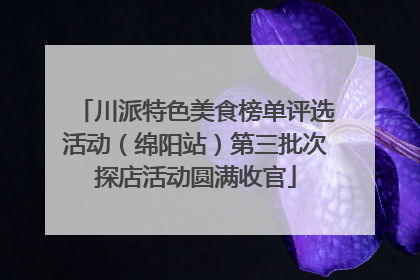 川派特色美食榜单评选活动（绵阳站）第三批次探店活动圆满收官