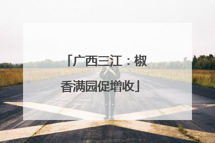 广西三江：椒香满园促增收