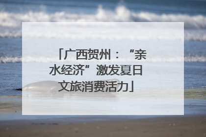 广西贺州：“亲水经济”激发夏日文旅消费活力