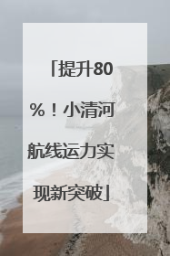 提升80％！小清河航线运力实现新突破