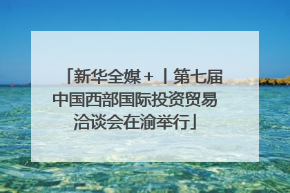 新华全媒＋丨第七届中国西部国际投资贸易洽谈会在渝举行