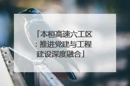 本桓高速六工区：推进党建与工程建设深度融合