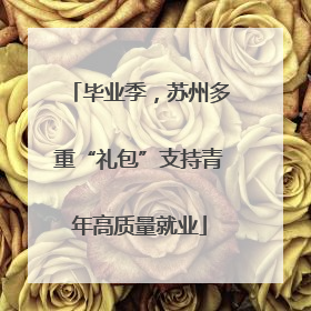 毕业季，苏州多重“礼包”支持青年高质量就业