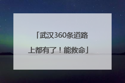 武汉360条道路上都有了！能救命