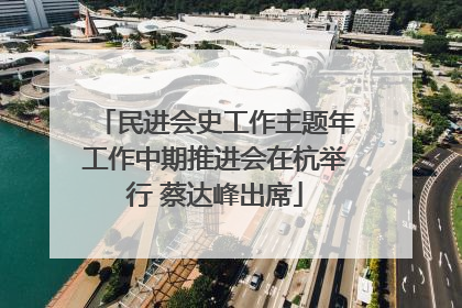 民进会史工作主题年工作中期推进会在杭举行 蔡达峰出席