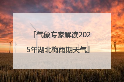 气象专家解读2025年湖北梅雨期天气