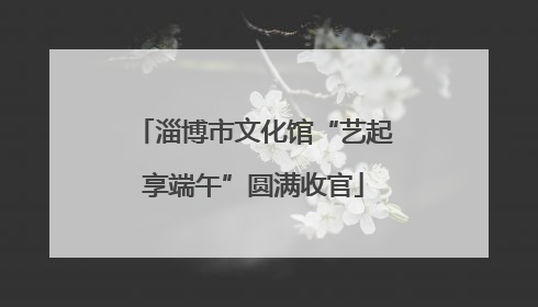淄博市文化馆“艺起享端午”圆满收官