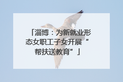 淄博：为新就业形态女职工子女开展“帮扶送教育”