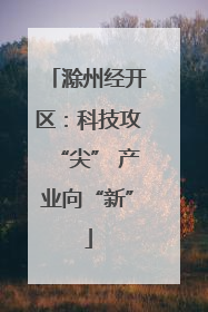 滁州经开区：科技攻“尖” 产业向“新”