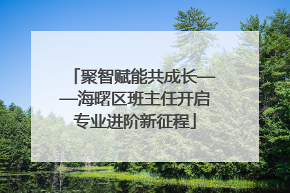 聚智赋能共成长——海曙区班主任开启专业进阶新征程