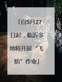 自5月27日起，临沂多地将开展“飞防”作业