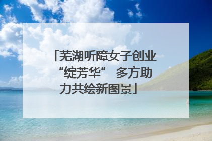 芜湖听障女子创业“绽芳华” 多方助力共绘新图景
