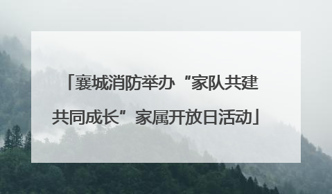 襄城消防举办“家队共建 共同成长”家属开放日活动