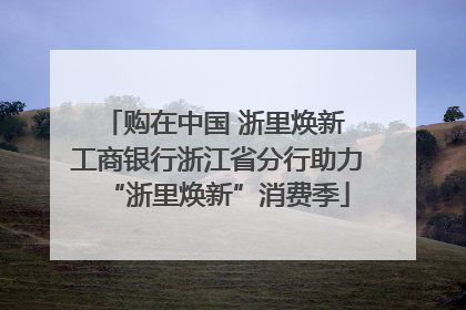 购在中国 浙里焕新 工商银行浙江省分行助力“浙里焕新”消费季