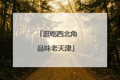 逛吃西北角 品味老天津