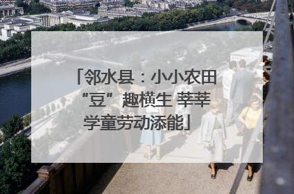 邻水县：小小农田“豆”趣横生 莘莘学童劳动添能