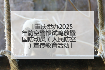 重庆举办2025年防空警报试鸣放暨国防动员（人民防空）宣传教育活动