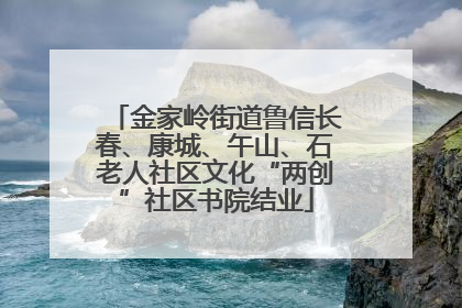 金家岭街道鲁信长春、康城、午山、石老人社区文化“两创”社区书院结业