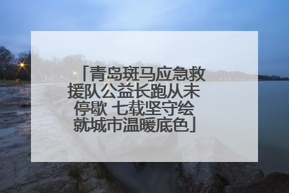 青岛斑马应急救援队公益长跑从未停歇 七载坚守绘就城市温暖底色
